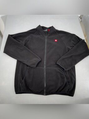686 Smarty Black Fleece Full Zip Jacket Large Mens